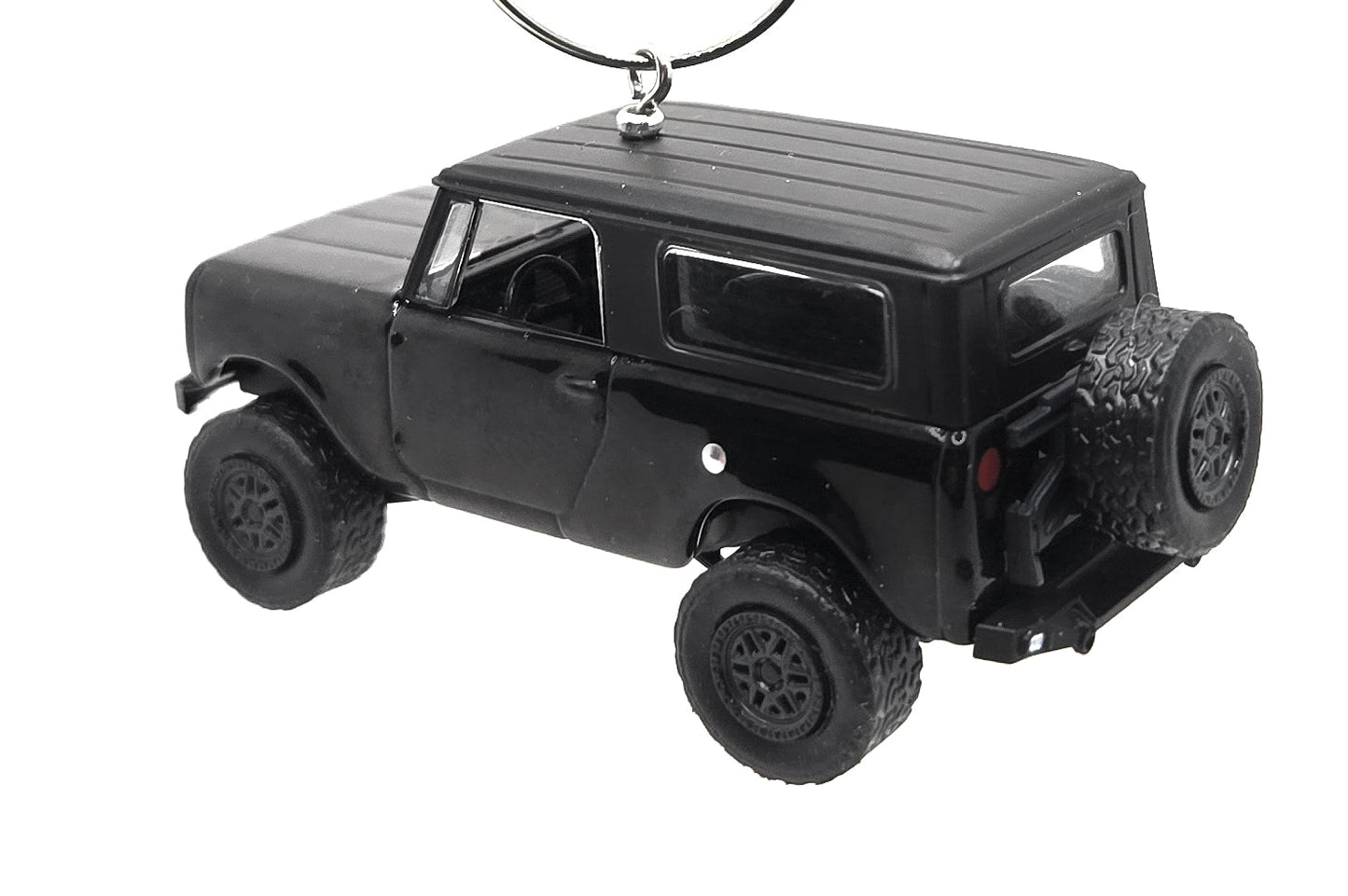 1969 Harvester Scout Black Christmas Ornament