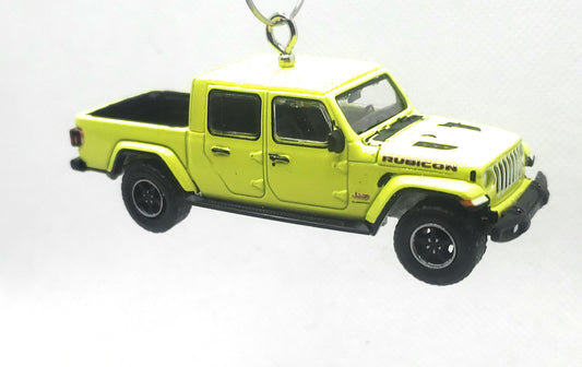 2023 Jeep Gladiator Yellow Christmas Ornament