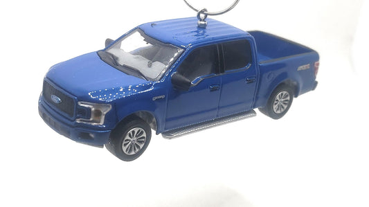 2020 Ford F-150 XL Truck Blue Christmas Ornament