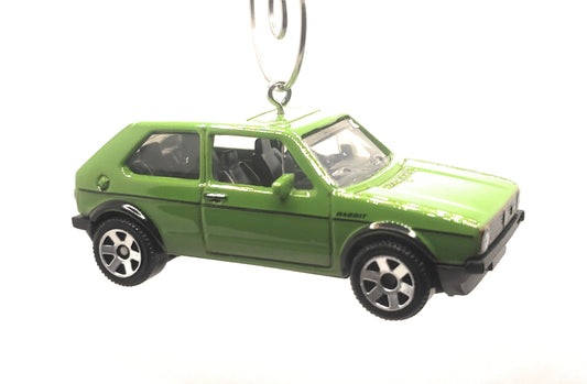 1976 Volkswagen Golf GTI MK1 Green Christmas Ornament