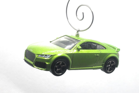 Audi TT RS Coupe Green Christmas Ornament