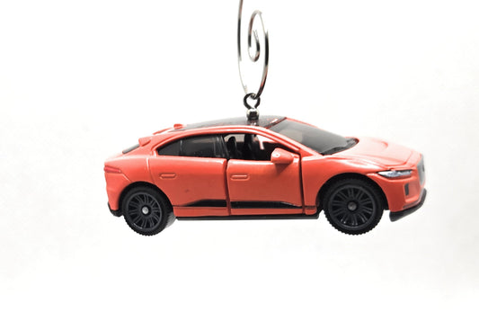 2022 Jaguar I-Pace Orange Christmas Ornament