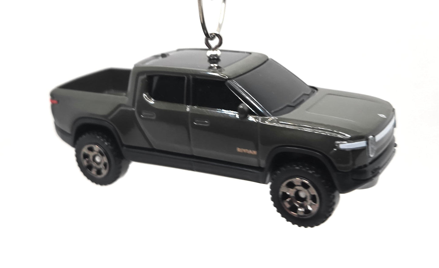 Rivian R1T Pickup Truck Green Christmas Ornament