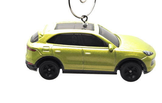 Porsche Cayenne Turbo Green Christmas Ornament