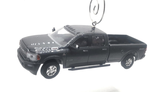 2022 Ram 3500 Big Horn Truck Gray Christmas Ornament