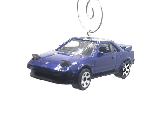 1984 Toyota MR2 Blue Christmas Ornament