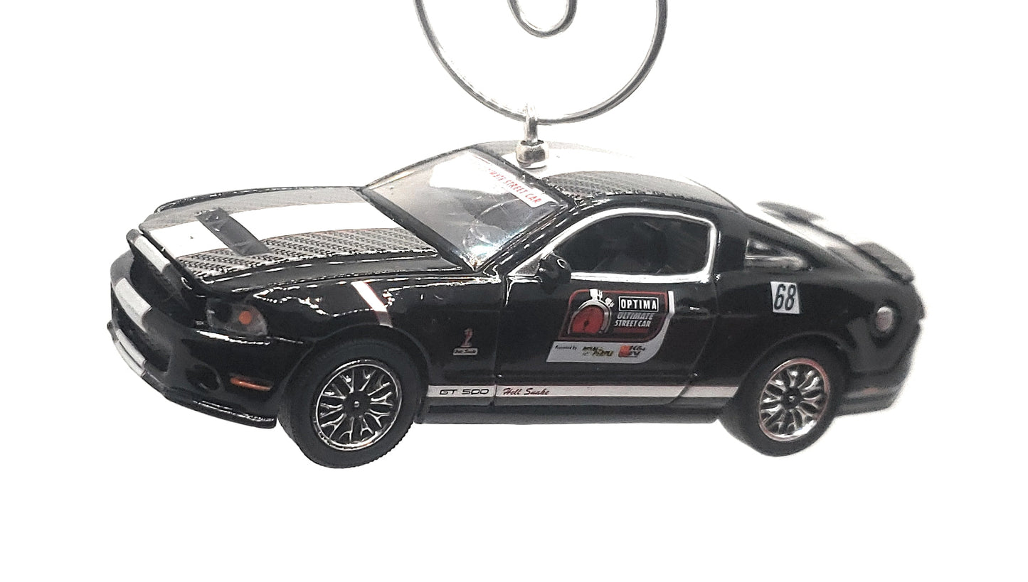 2010 Shelby GT500 Black Christmas Ornament