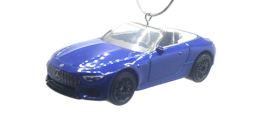 Mercedes-AMG SL 63 Blue Christmas Ornament