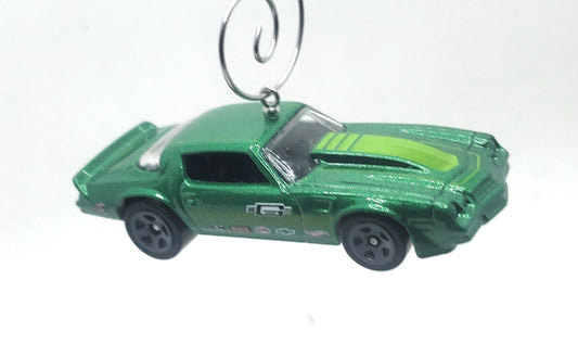 1981 Chevy Camaro Green Christmas Ornament