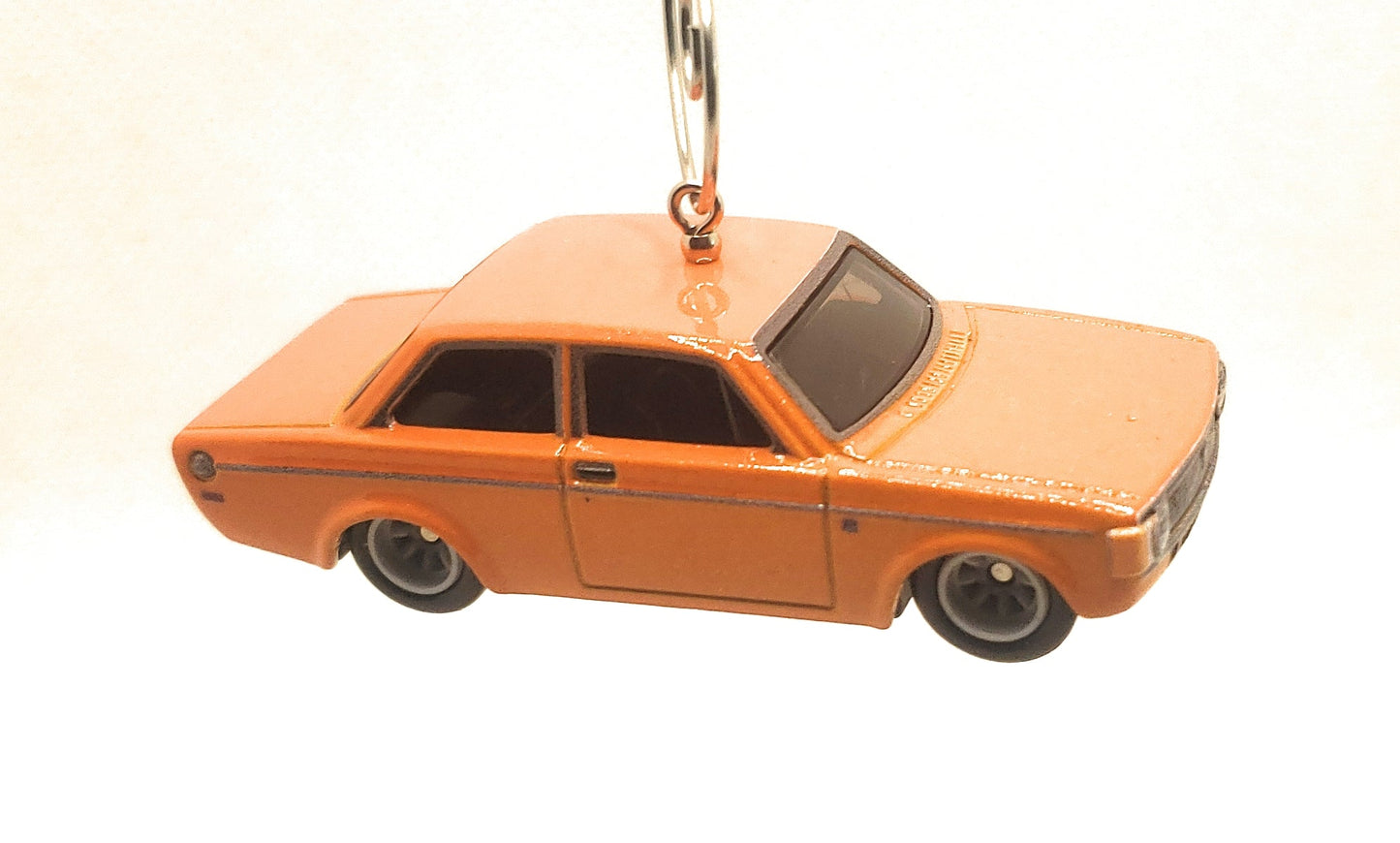 1973 Volvo 142 GL Orange Christmas Ornament