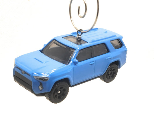 Toyota 4Runner Blue Christmas Ornament