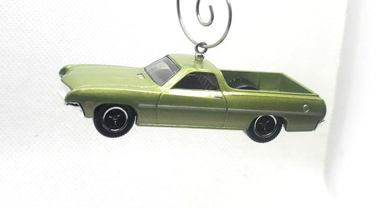 1970 Ford Ranchero Green Christmas Ornament