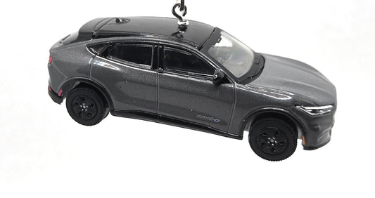 2023 Ford Mach-E Gray Christmas Ornament