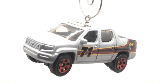 2007 Honda Ridgeline Gray Christmas Ornament