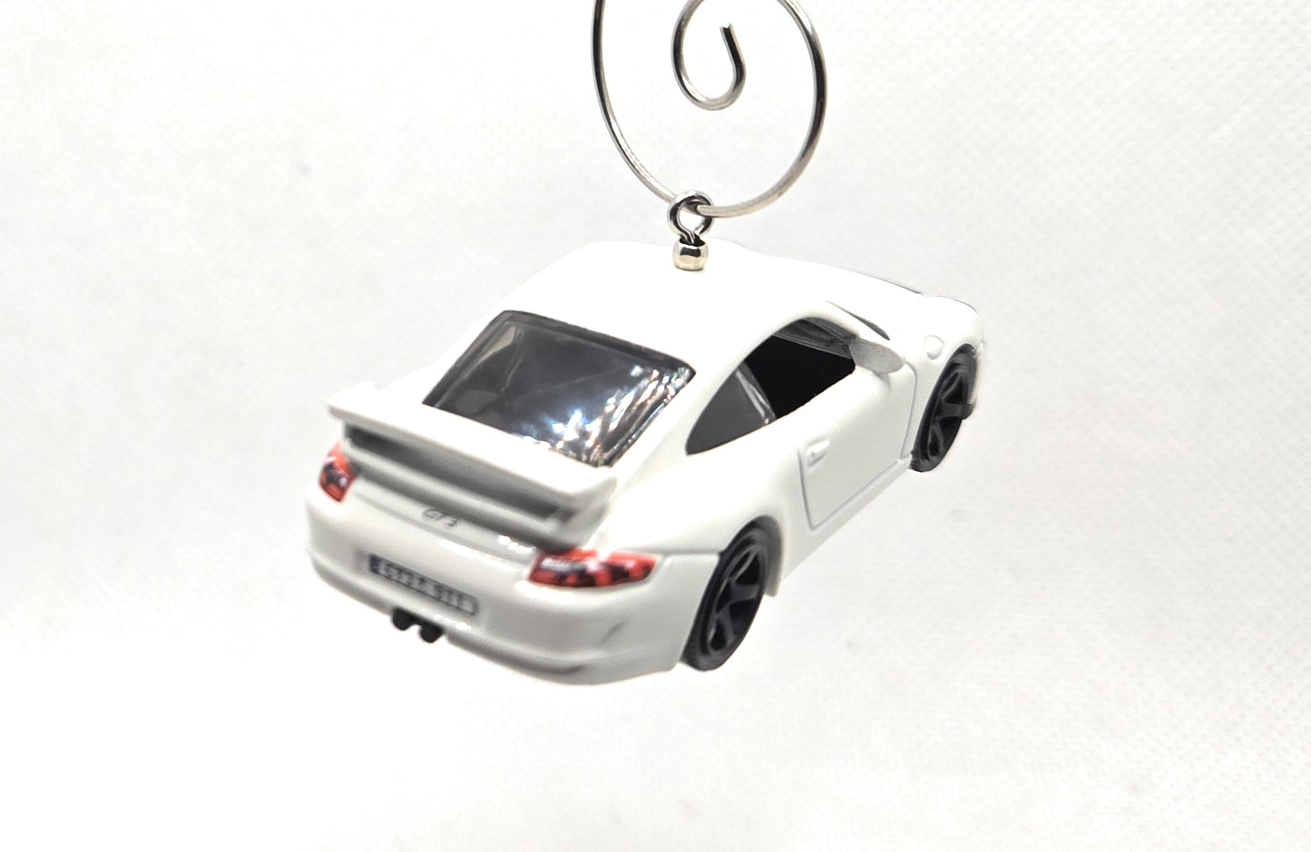 Porsche 911 GT3 White Christmas Ornament