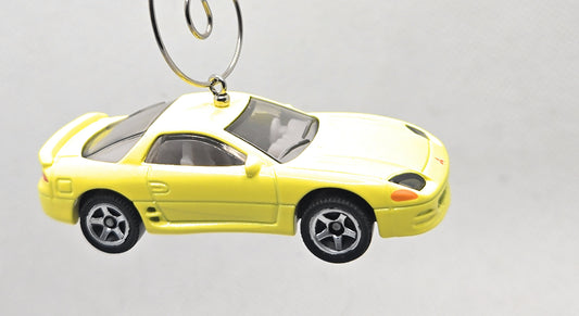 1994 Mitsubishi 3000GT Yellow Christmas Ornament