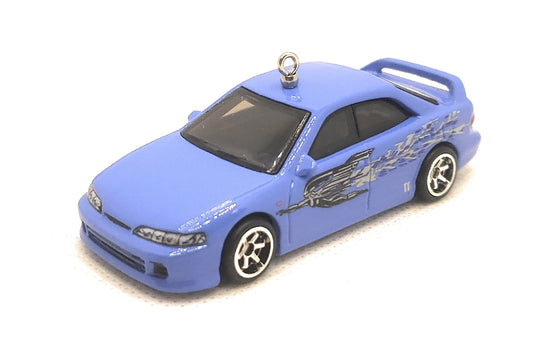 Acura Integra Sedan GSR Blue Christmas Ornament