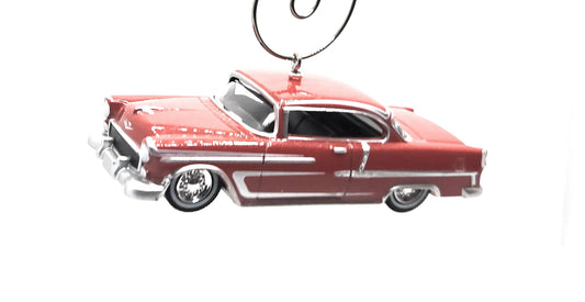 1955 Chevy Bel Air Red Christmas Ornament