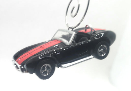 1965 Shelby Cobra 427 Black Christmas Ornament