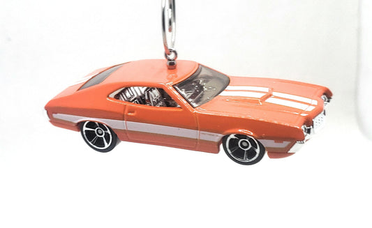 1972 Ford Gran Torino Sport Orange Christmas Ornament