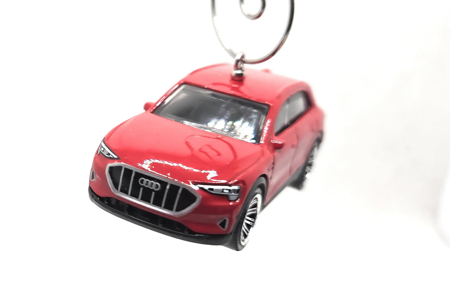 Audi E-Tron Red Christmas Ornament