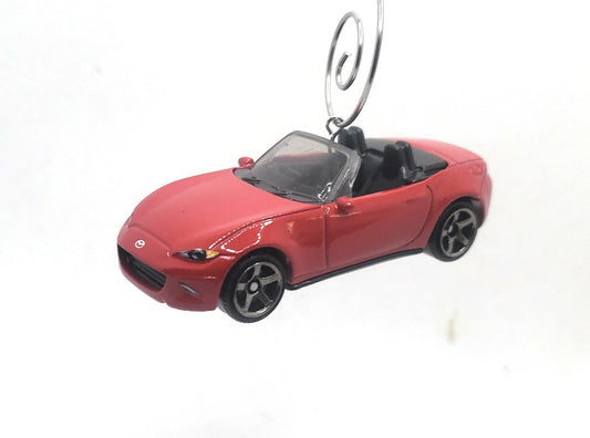 Christmas Ornament Xmas for Mazda MX-5 Miata Convertible Red