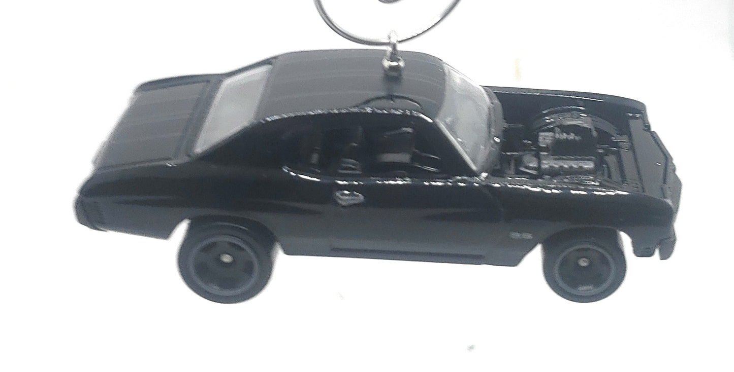 Chevy Chevelle SS Express Black Christmas Ornament