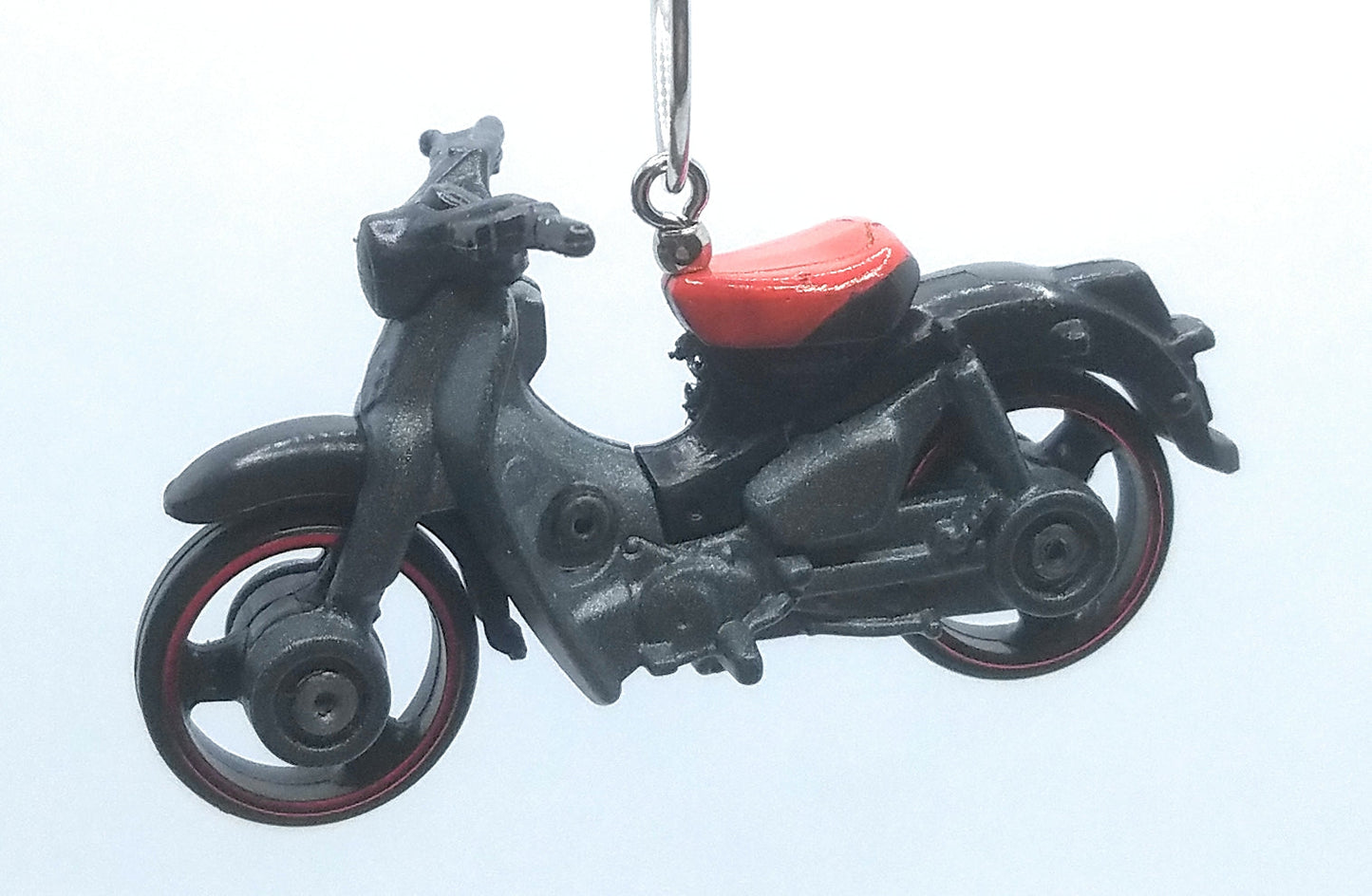 Honda Super Club Bike Red Black Christmas Ornament