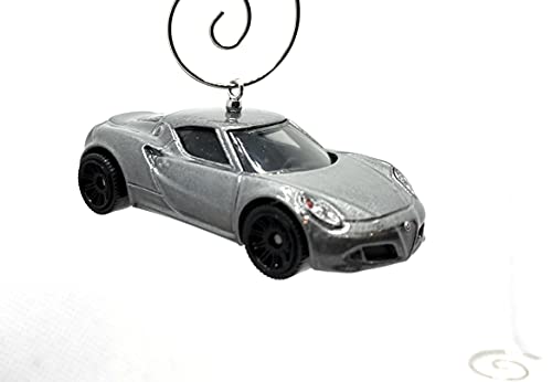Alfa Romeo 4C Gray Christmas Ornament
