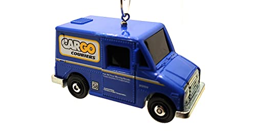 Delivery Van Cargo Couriers  Blue Christmas Ornament
