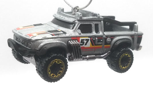 Spy Racers Rally Baja Crawler Gray Black Christmas Ornament