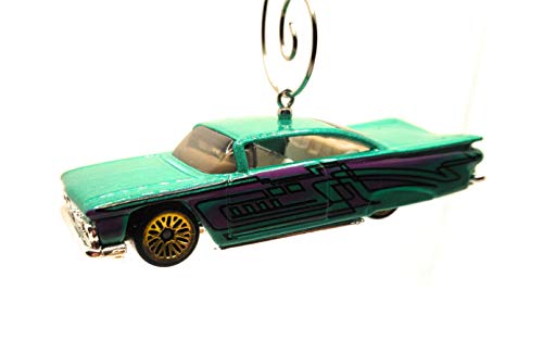 1959 Chevy Impalla Lowrider  Teal Christmas Ornament