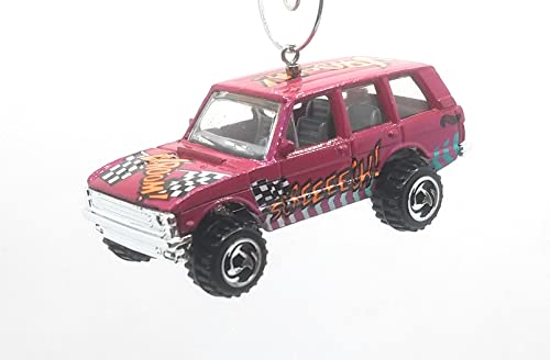 Range Rover Classic Purple Christmas Ornament