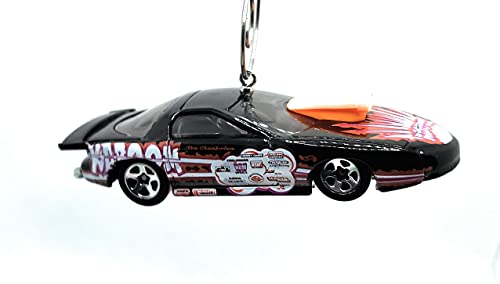 Pro Stock Firebird Black w/ Orange Scoop Christmas Ornament