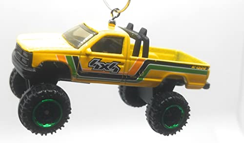 Chevy K-1500 Pick Up Truck 4x4 Yellow Christmas Ornament