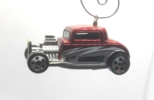 1932 Ford Hot Rod Red Frankies Garage Christmas Ornament