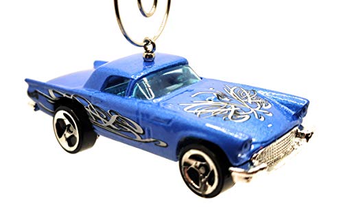 1957 Ford T-Bird Thunderbird  Blue Christmas Ornament