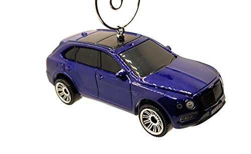 Bentley Bentayga  Blue Christmas Ornament