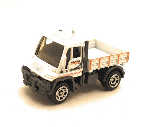 Mercedes-Benz U300 Unimog White Christmas Ornament