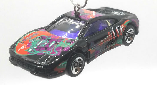 Ferrari 355 Black Metal Music Theme Decals Christmas Ornament