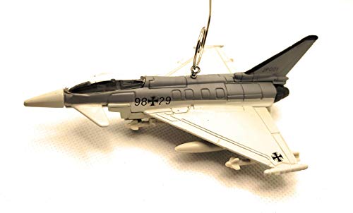 EF-2000 Eurofighter Typhoon Jet Aircraft Airplane  German Christmas Ornament