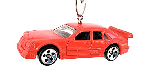 Mercedes C-Class Red Christmas Ornament