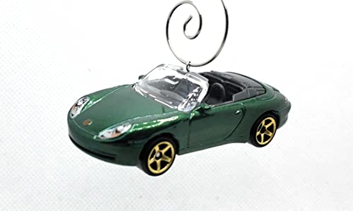 Porsche 911 Carrera Cabriolet Green Christmas Ornament