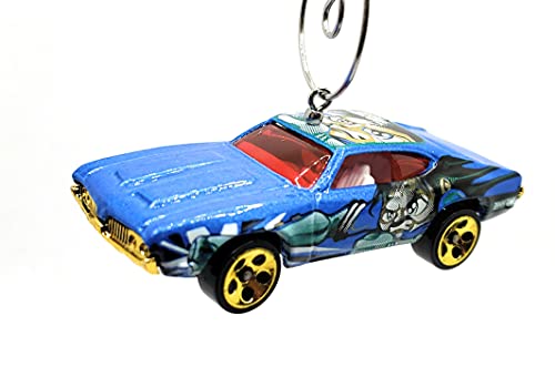 Oldsmobile 442 Blue Anime Christmas Ornament