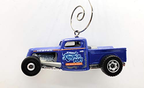 1935 Ford Pickup Truck Car Custom  Diecast Blue Christmas Ornament