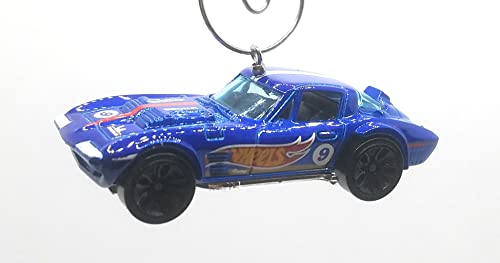 Chevy Corvettte Grand Sport Blue Christmas Ornament