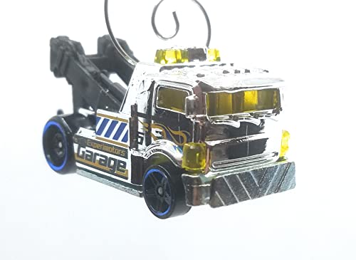 Heavy Hitcher Tow Truck Chrome Christmas Ornament