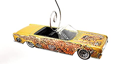 1964 Lincoln Continental Convertible Gold Dragon Christmas Ornament