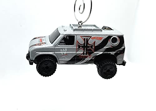 Chevy GMC Overland Van Gray Christmas Ornament