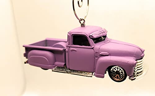 1950 Chevy 3100 Truck La Troca Lowrider Purple Christmas Ornament